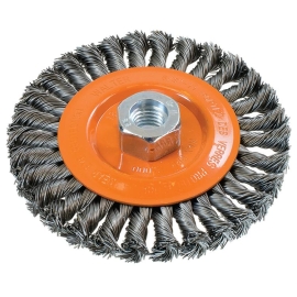 Walter STEEL BRUSH 5" X 3/8 X 5/8-11 KNOT .020 - 13L504