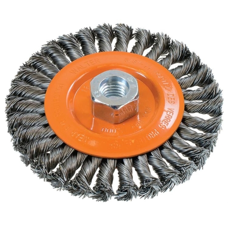 WALTER BROSSE D'ACIER 5'' X 3/8 X 5/8-11 NOUER .020 - 13L504