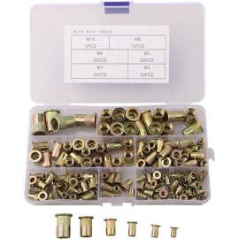 Ensemble de 150 rivets filetés BT13978