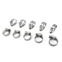 10 piece hose clamps stainless steel  180335