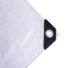 Milky white tarpaulin 8' x 10'  181518