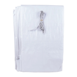 Milky white tarpaulin 8' x 10'  181518
