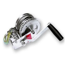 2,000lb Geared Winch, Steel Cable