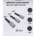 BMW RIM LOCK SOCKET SET 