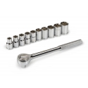 SOCKET AND RATCHET SET 1/2 INCH DRIVE (1819)