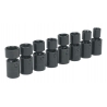 SWIVEL JOINT TYPE IMPACT SOCKET SET METRIC 3/8