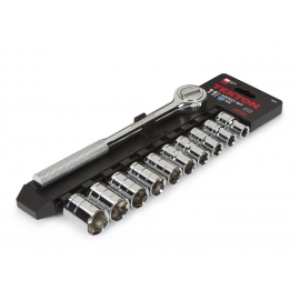 1/2 DRIVE RATCHET AND SOCKET SET TEKTON 