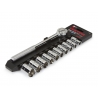 1/2 DRIVE RATCHET AND SOCKET SET TEKTON 