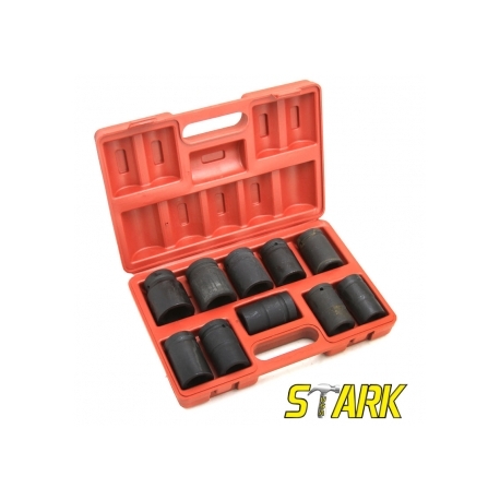 10PC 1INCH - MM DEEP IMPACT SOCKET SET, CRV 