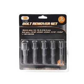 5PC BOLT REMOVER W/ POUCH