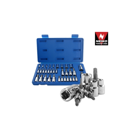 35PC TORQ BIT AND E-SOCKET BIT SET (10070)