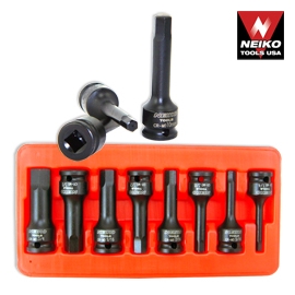 8PC 1/2 INCH DR. STAR IMPACT SOCKET BIT SET