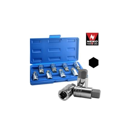 HEX SOCKET SET MALE SAE / MM (01140B)