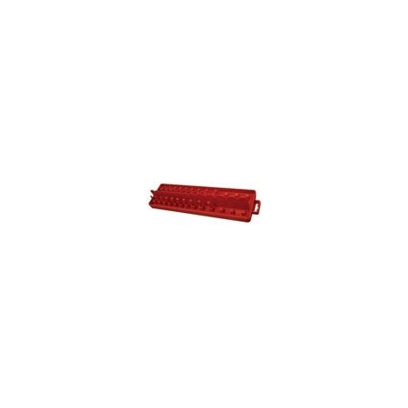 SOCKET HOLDER PLASTIC WITH SLOTS FOR SOCKETS 1/4 INCH (0951-023)