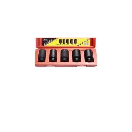 1/2 INCH DRIVE 5 PC DEEP SOCKET SET ( 30 TO 36MM) (32225CP)