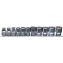 1/4 INCH DRIVE 11PC SHALLOW SOCKET SET 12 POINT MM (20102)