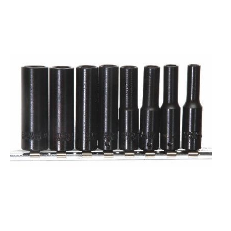 1/4 INCH DEEP SOCKETS IMPACT MM 9PC (35524CP)