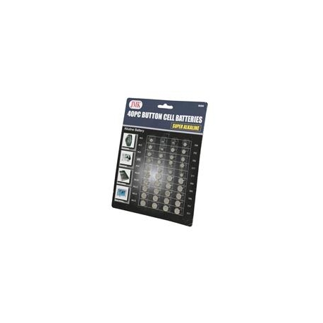 40PC BUTTON CELL BATTERIES (00260)