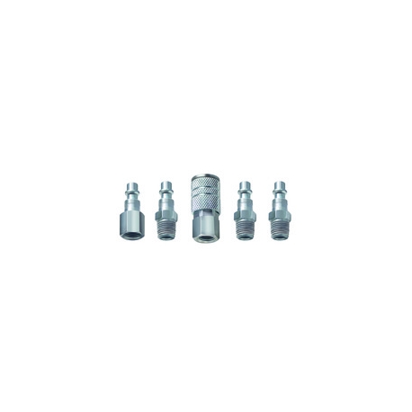 Embout et raccord M-style -1/4 po. NPT, 5pces (14921)