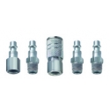 M-Style Plug & Coupler - 1/4 inches NPT, 5pc (14921)