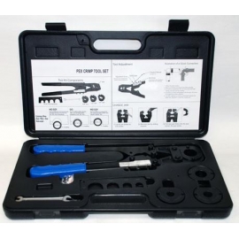 PEX MULTI-HEAD CROMP TOOL KIT PRO MODEL 4 SIZES (191043)