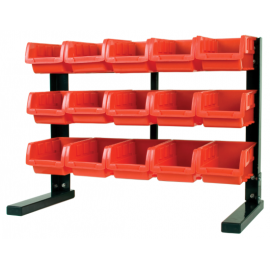 15 Bin Table Top Storage Rack (w5186)