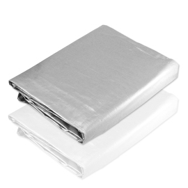 Heavy Duty 3 Layers Silver Tarp