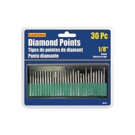 1/8 inch diamond point grinding bit set 20 pcs (48320)