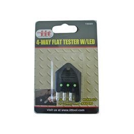 4 Way Flat Tester w/ LED (16689)