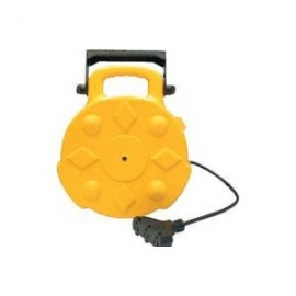 Bayco SL-8903 Professional 13 Amp 50-Foot Retractable Cord Reel, 3 Outlets (sl8903)