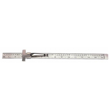  RULER 6 INCH MM AND SAE 1/8 INCH INCREMENTS (75997)