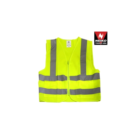 SAFETY VEST GREEN MESH W/2 POCKETS LARGE (53962A)