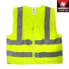 SAFETY VEST GREEN MESH W/2 POCKETS LARGE (53962A)