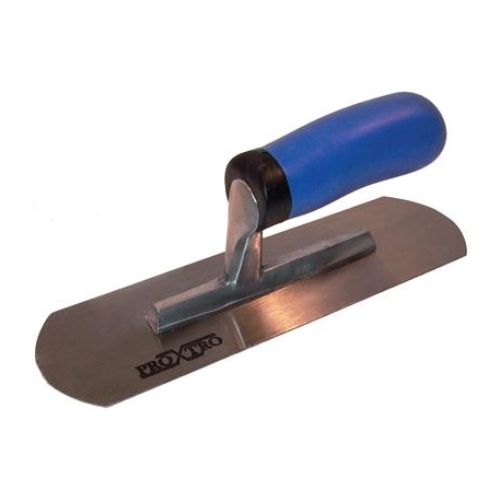 Swimming Pool Trowel 3x 10 inches W/Soft Blue Handle (20035B)