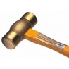 brass mallet 3 pound w/ fiberglass handle (35058)