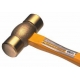 brass mallet 3 pound w/ fiberglass handle (35058)