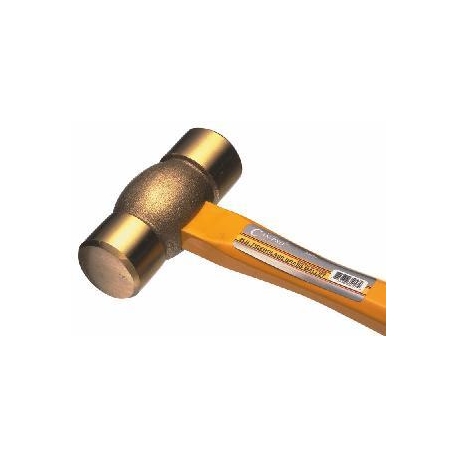 brass mallet 1 pound w/ fiberglass handle (35056)