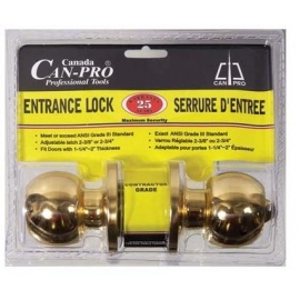 Solid Entrance Lock Gold (45027)