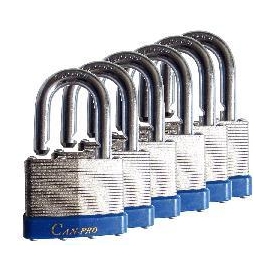 Locks 6 pcs KEY ALIKE H/ duty 50mm (45349)