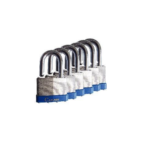 Locks 6 pcs KEY ALIKE H/ duty 50mm (45349)