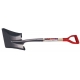 SHOVEL WITH SQUARE HEAD AND WOODEN HANDLE (130502)