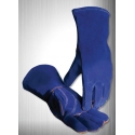 Welding Glove CAIMAN blue, reinforced palm (1413)