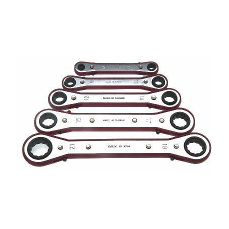 5 pc reversible offset ratchet wrench set SAE (63447)