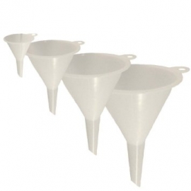 Set of plastic all purpose funnels  (1114)