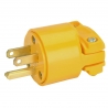 Male plug connector 125V 15 amp (140004)