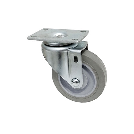 3" Thermoplastic Casters w/Brake (150 lb Capacity) (cast3grey)