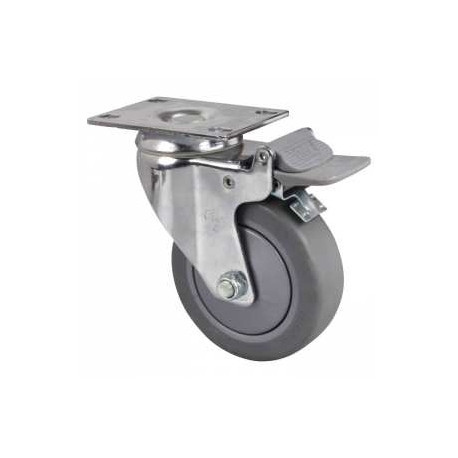 4" Thermoplastic Casters (175 lb Capacity) (cast4grey)