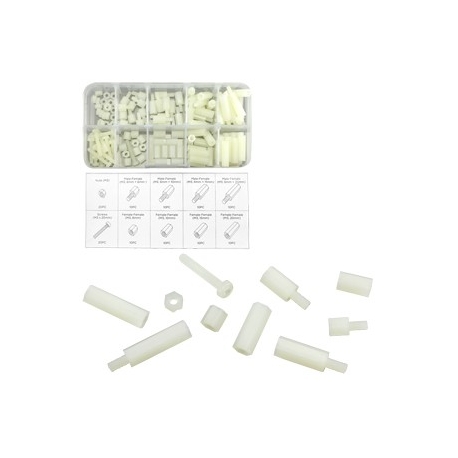 Nylon Screw/Nut Assortment | 120 Pc (50429)