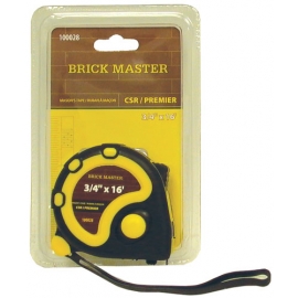 100028- Mason's measuring Tape 16' x 3/4" Brick Master