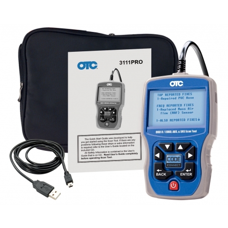 (OTC 3111PRO) Trilingual Scan Tool OBD II, CAN, ABS And Airbag
